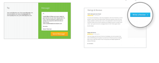 A screenshot of Lending Tree's new profile view