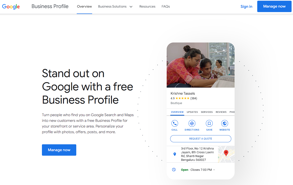 Special Offer on Google Business Profile