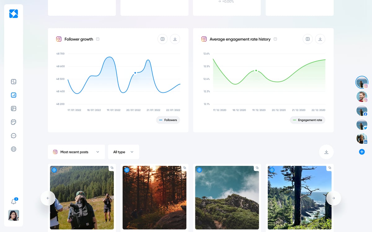 Iconosquare Demo - Performance Analytics Overview