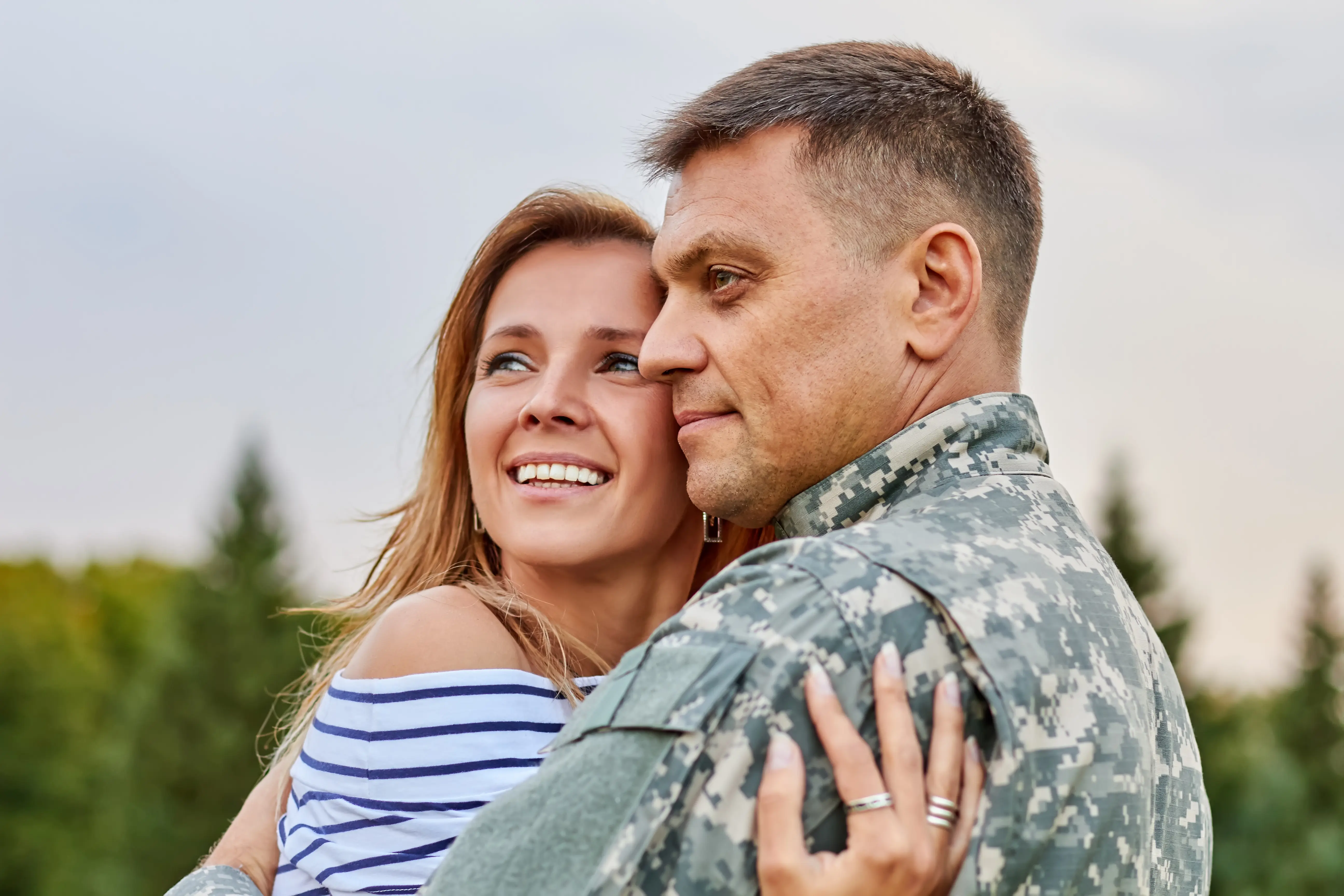 military couple