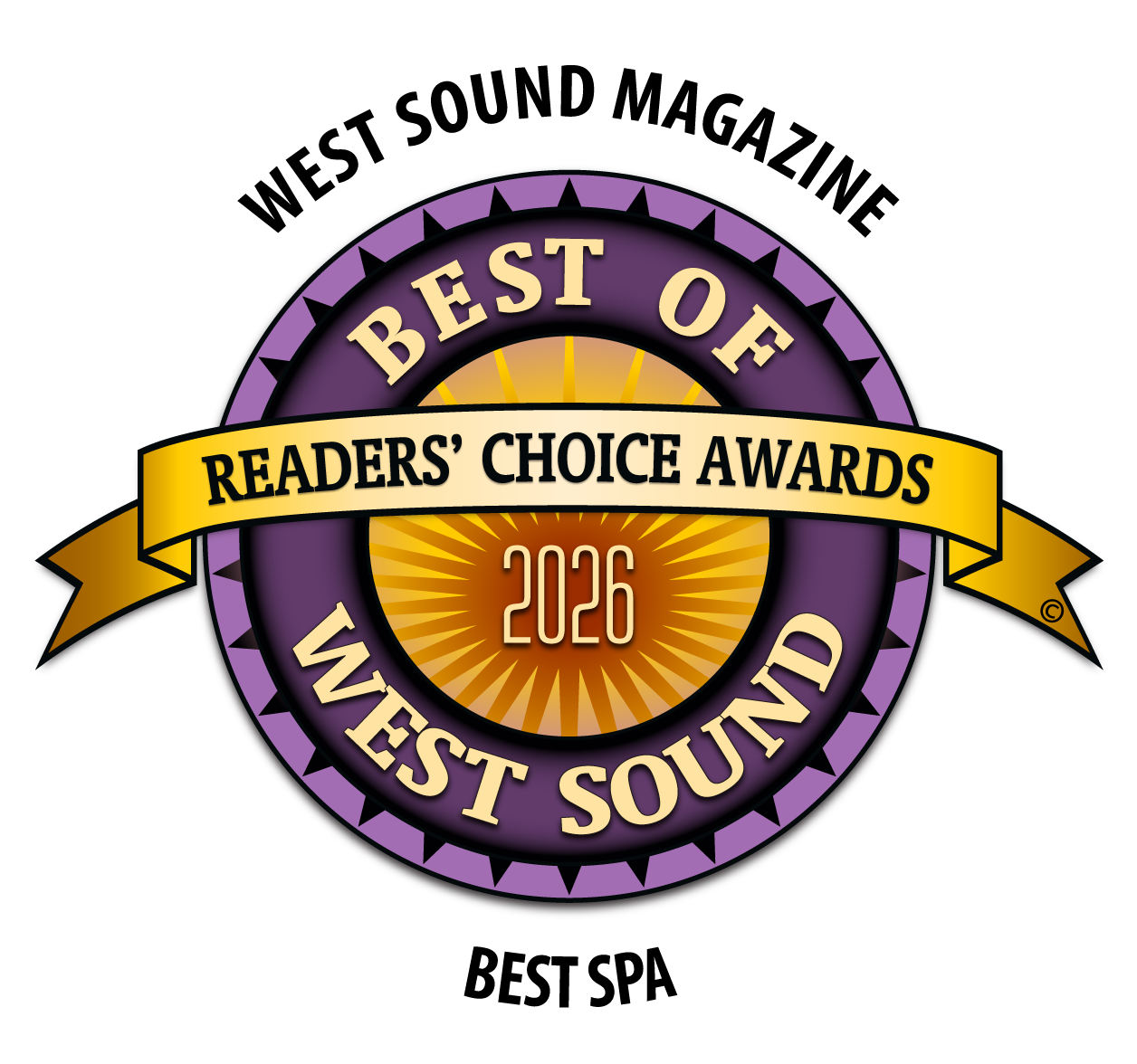 Award logo recognizing Admire Medical Aesthetics for excellence