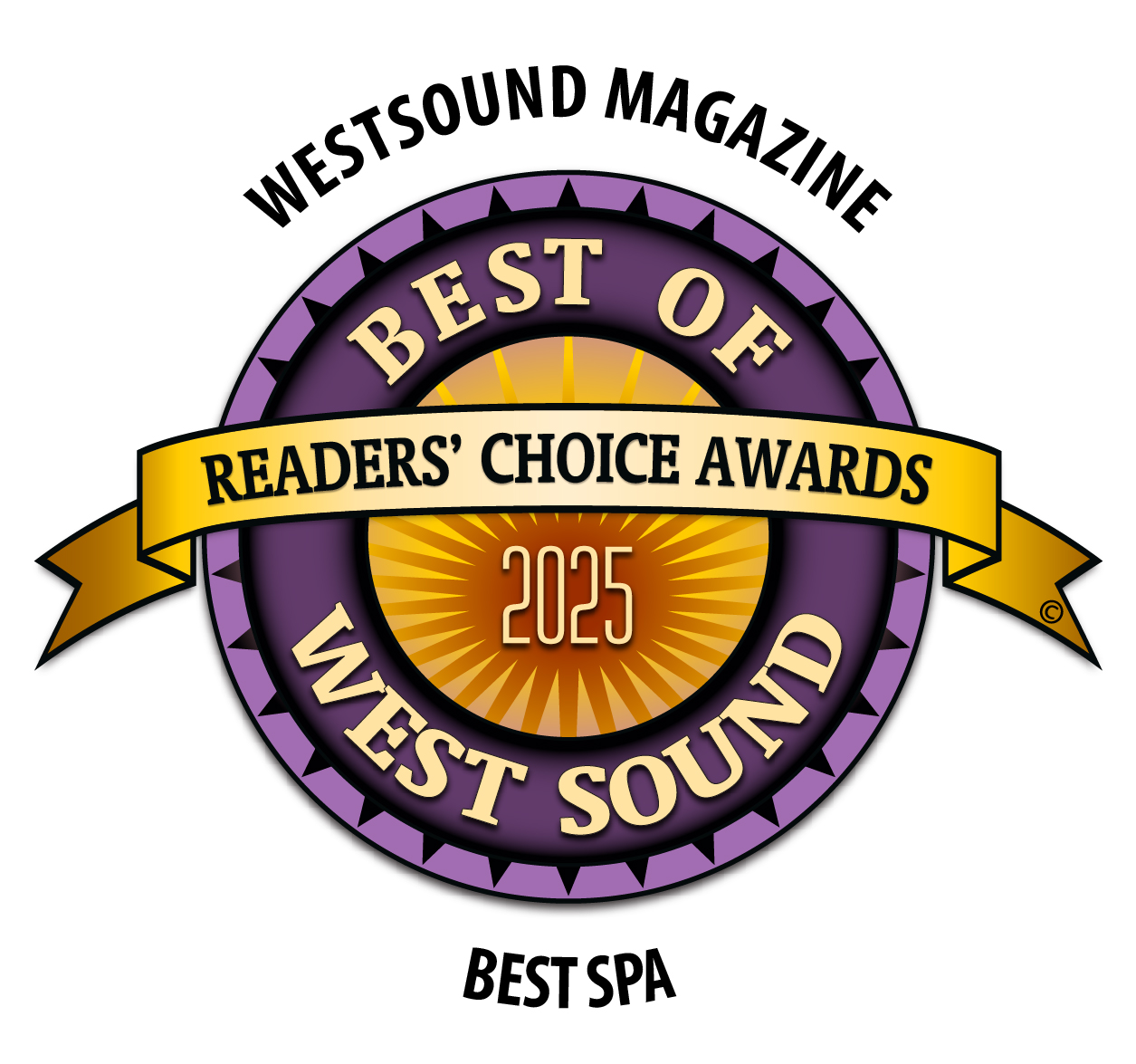 Award logo recognizing Admire Medical Aesthetics for excellence