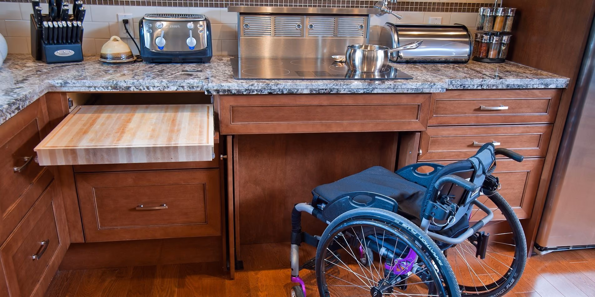 Accessible home renovation with barrier-free layout, Pioneer Craftsmen.