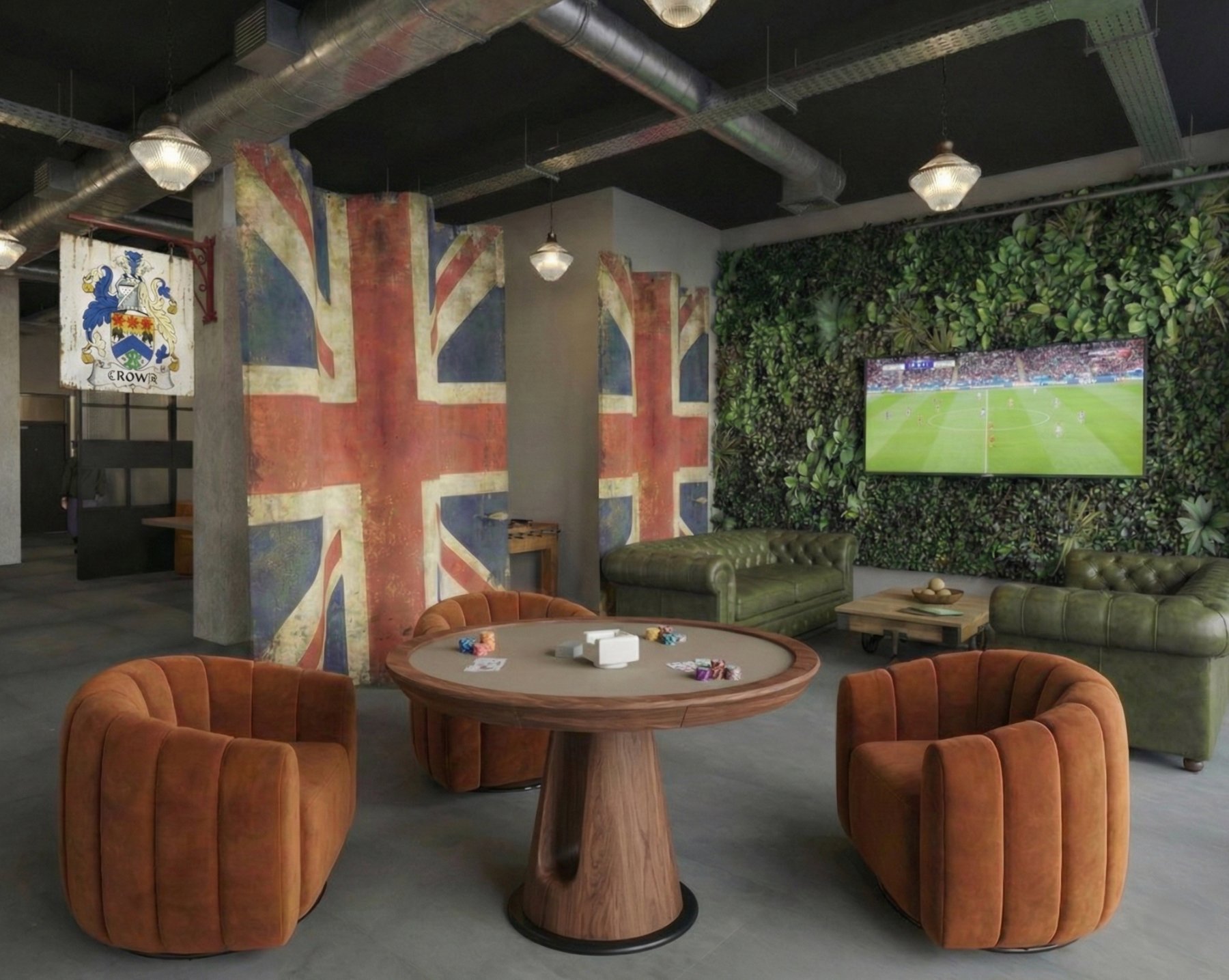 Crown, Ogden UT clubhouse lounge
