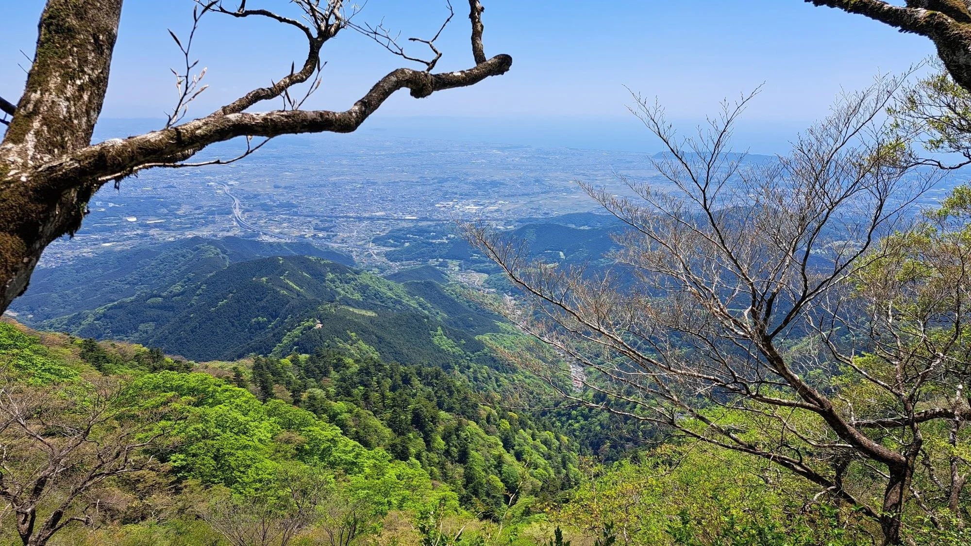 Landscape from the top of Mount Ooyama