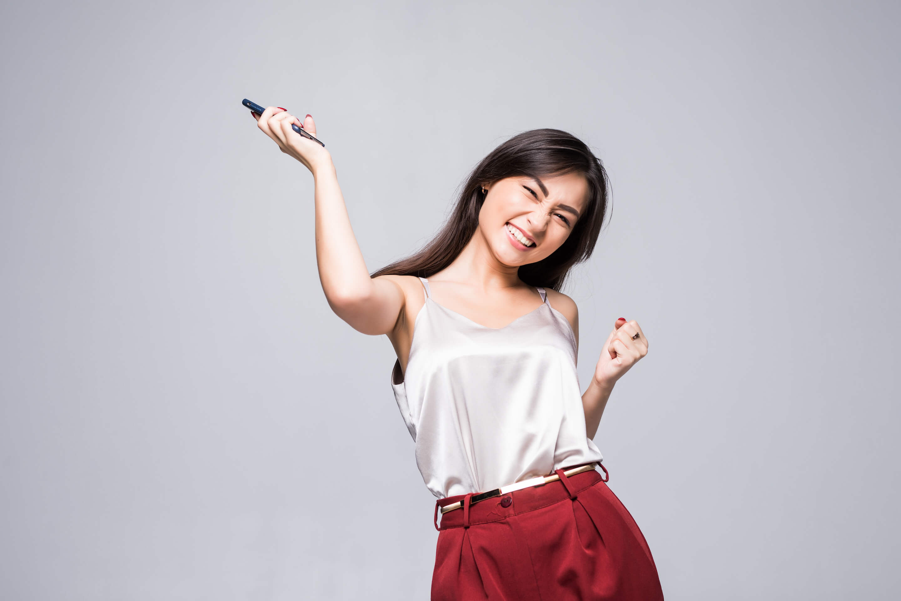 Excited Girl - Thank you for your contact request!