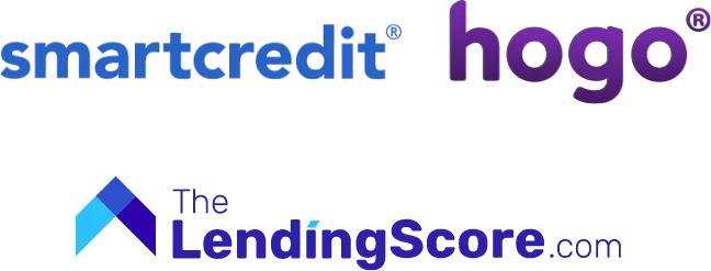 smartcredit, hogo, the lendingscore.com logos