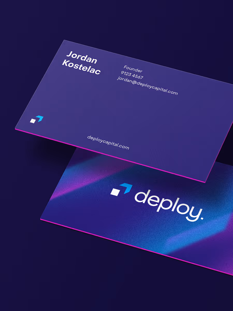 Deploy brand identity – modern, transparent, and approachable design applications