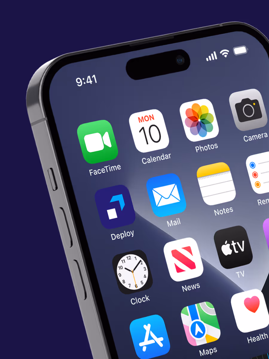 Deploy brand identity – modern, transparent, and approachable design applications