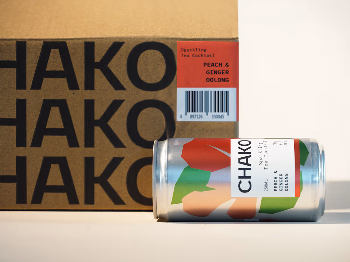 Chako branding applied to packaging