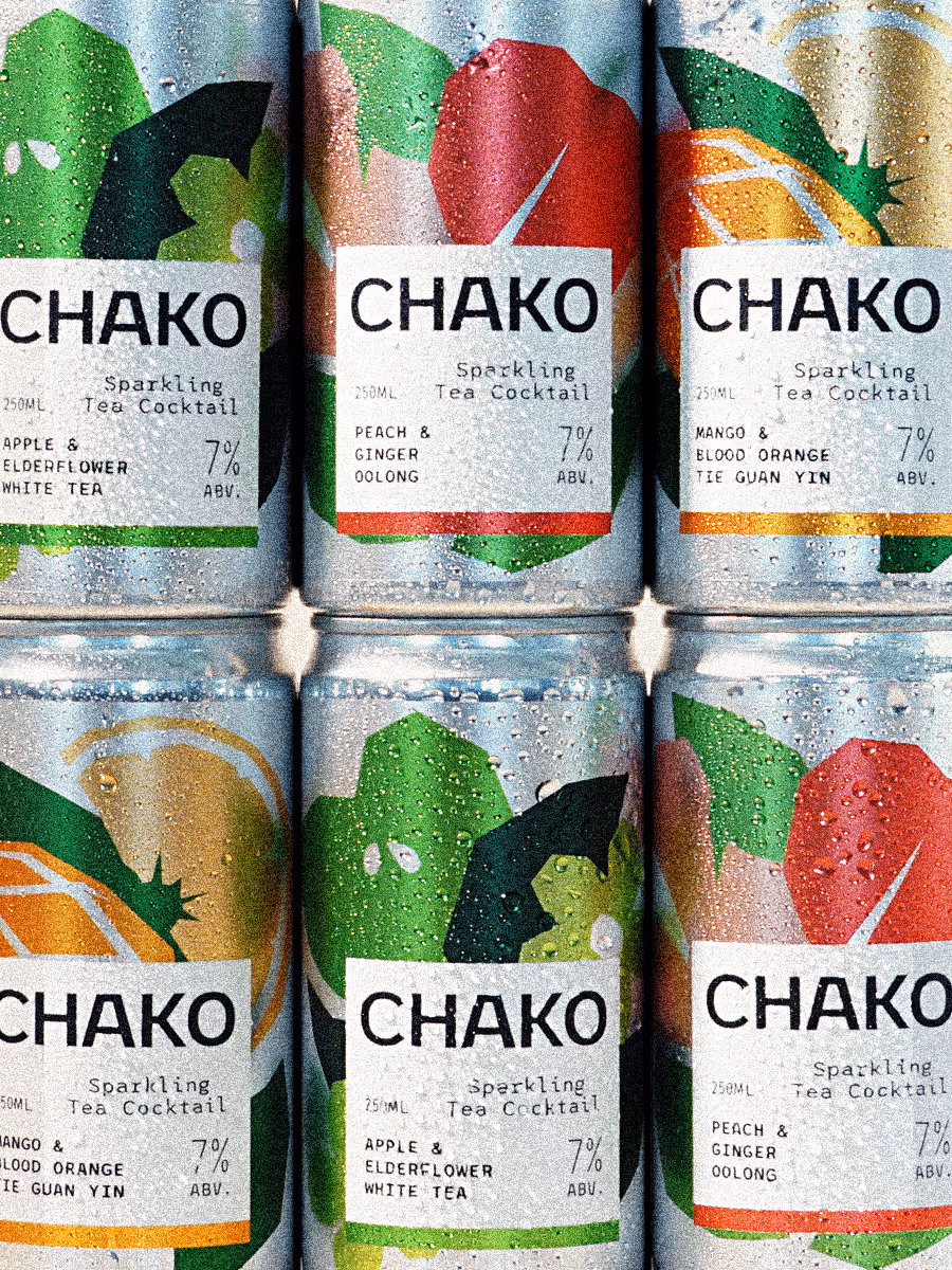 Chako canned cocktail packaging – multiple SKU designs