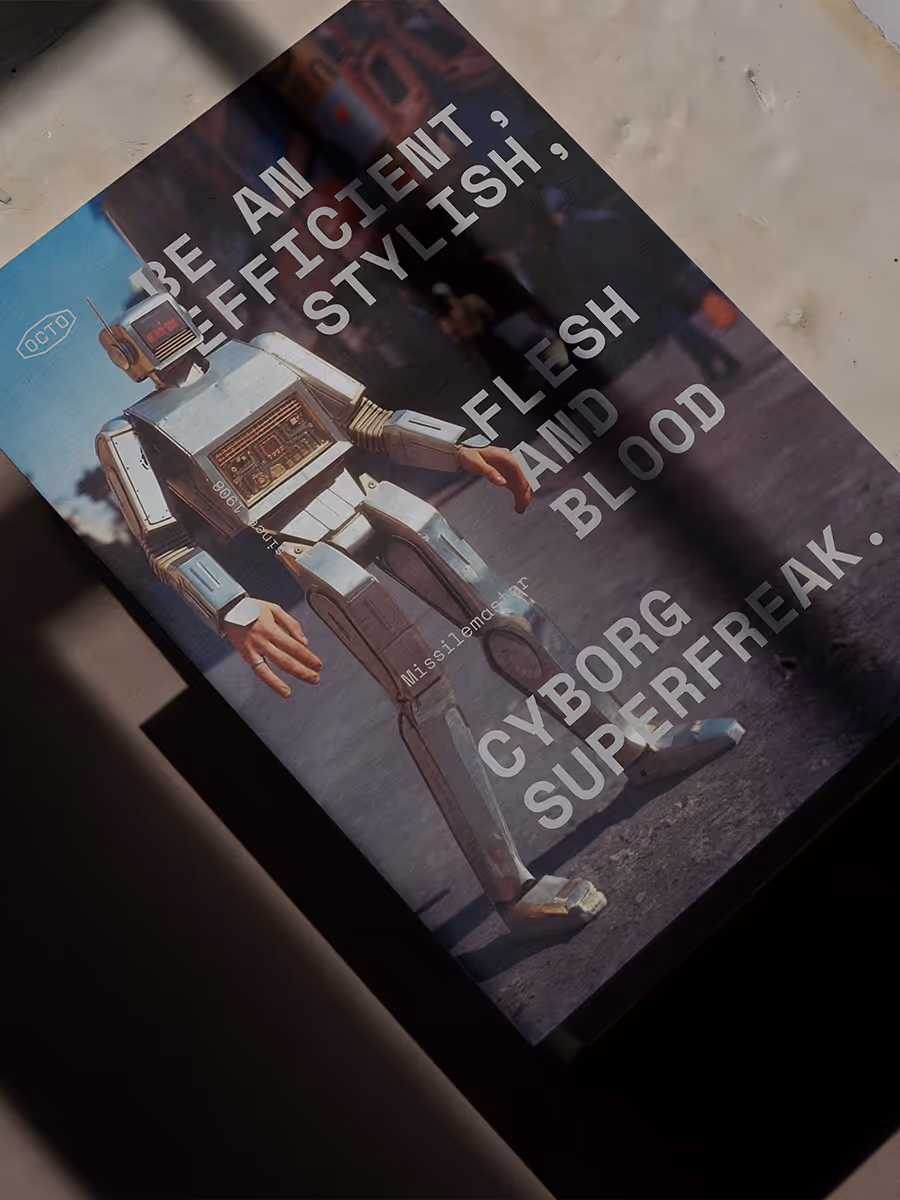 Octo watch brand identity – modern, offbeat design blending vintage and contemporary