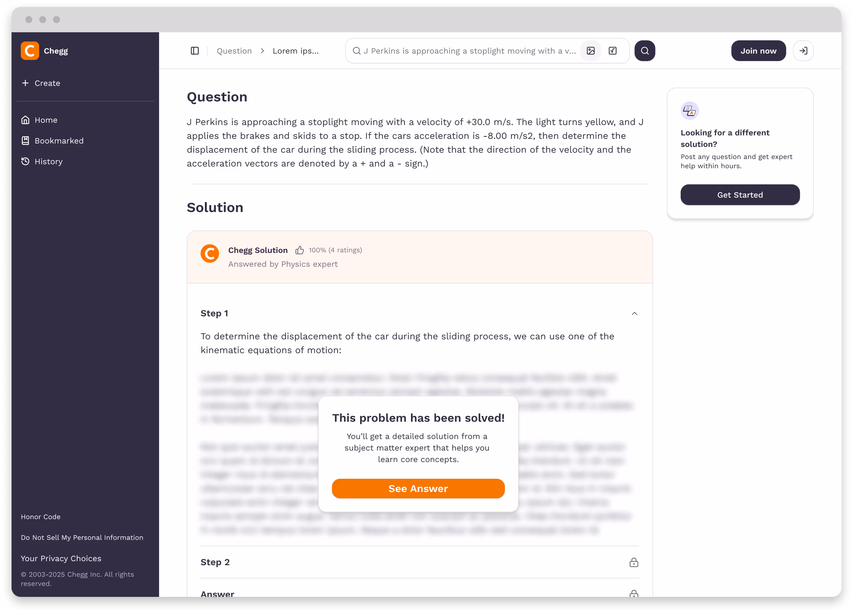 Chegg product interface – new unified design system with consistent UI