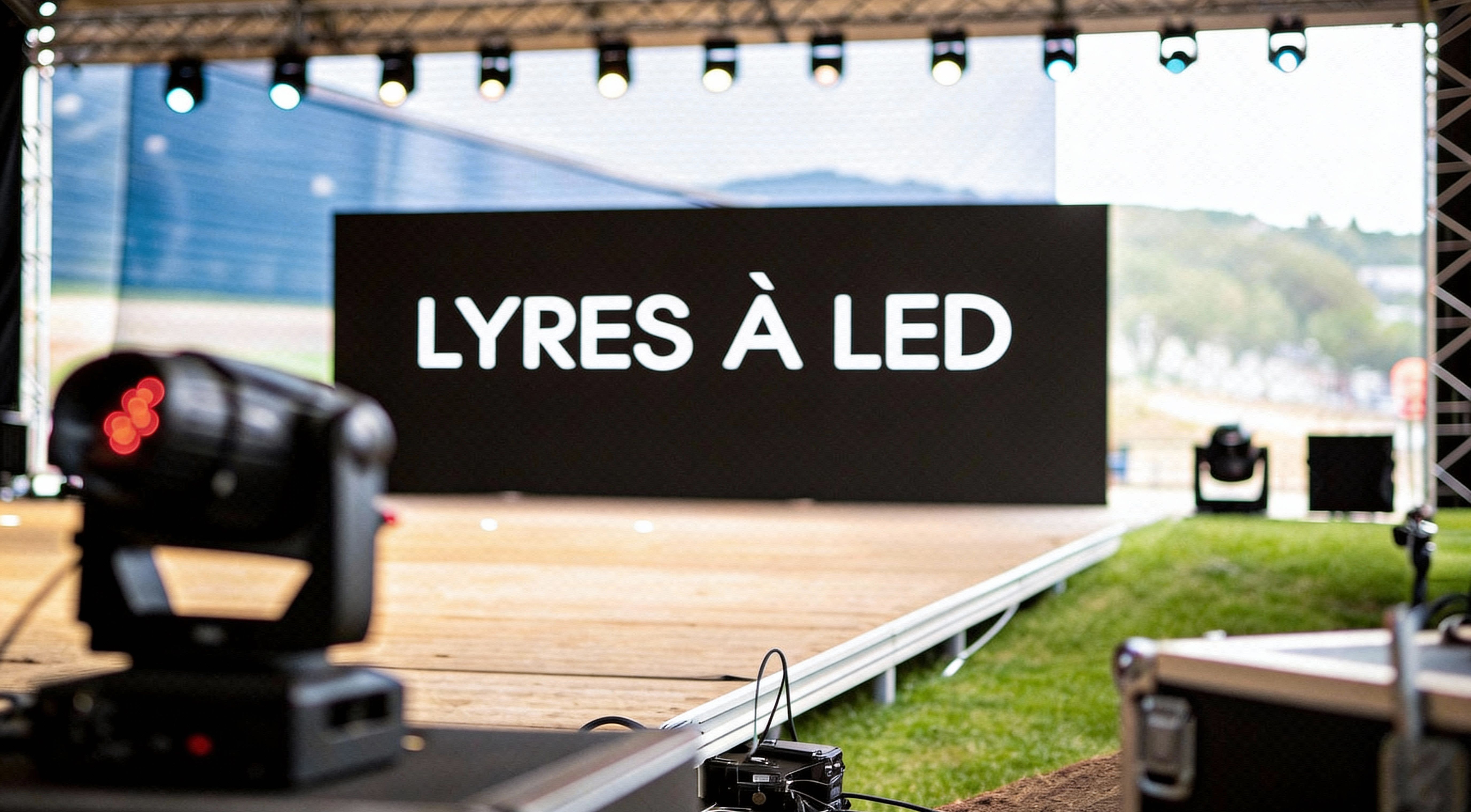 Le guide complet des lyres à led pour l'événementiel