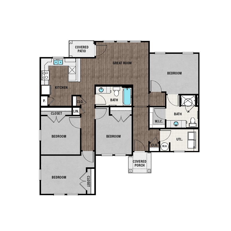 Four Bedroom layout