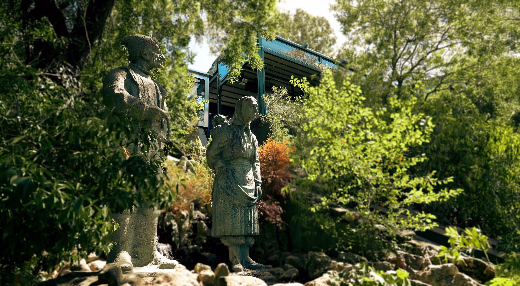 Ağaçların arasında lezzetli bir mola