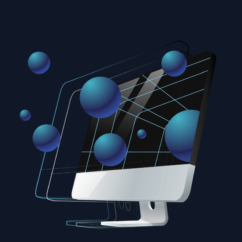 [interface] ai healthcare research interface on a laptop screen