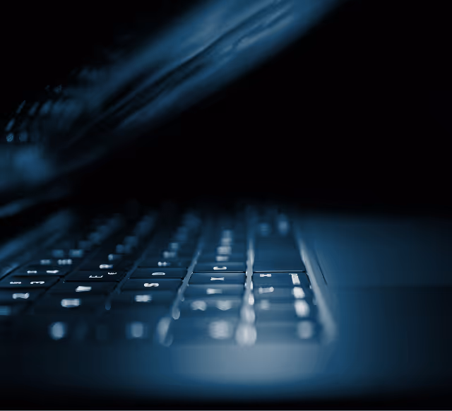 abstract photo of a laptop