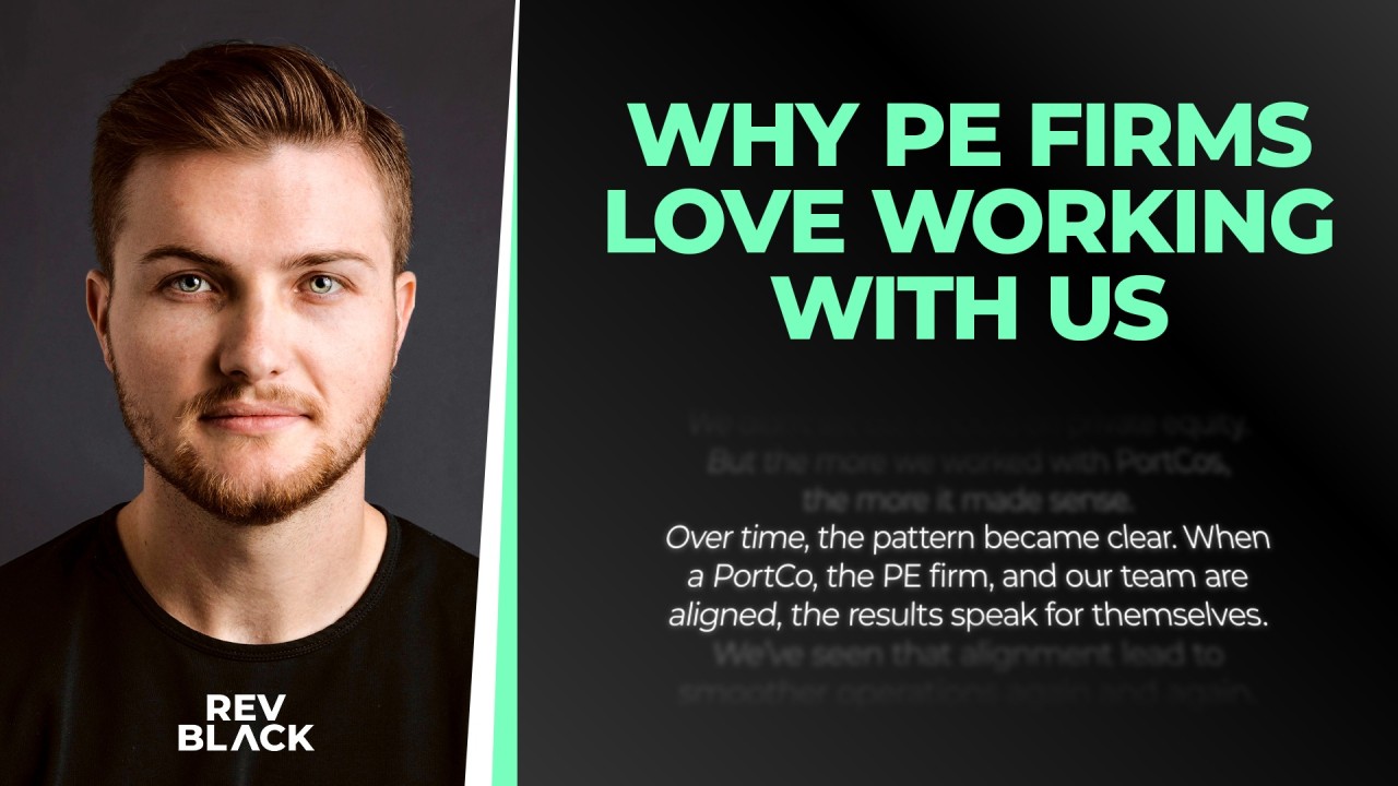 Why PE firms love working with us | RevBlack