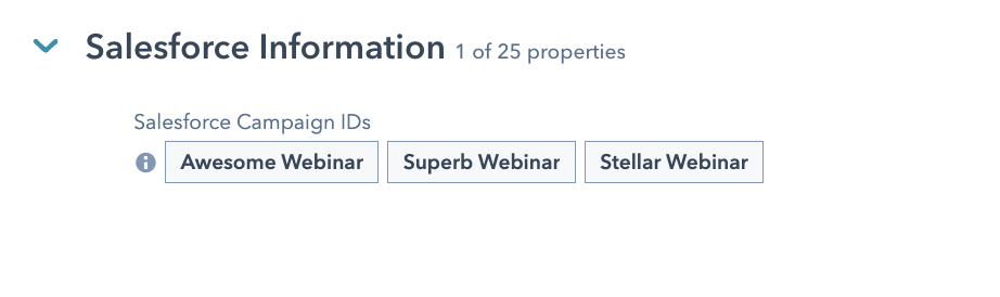 Salesforce campaign ID