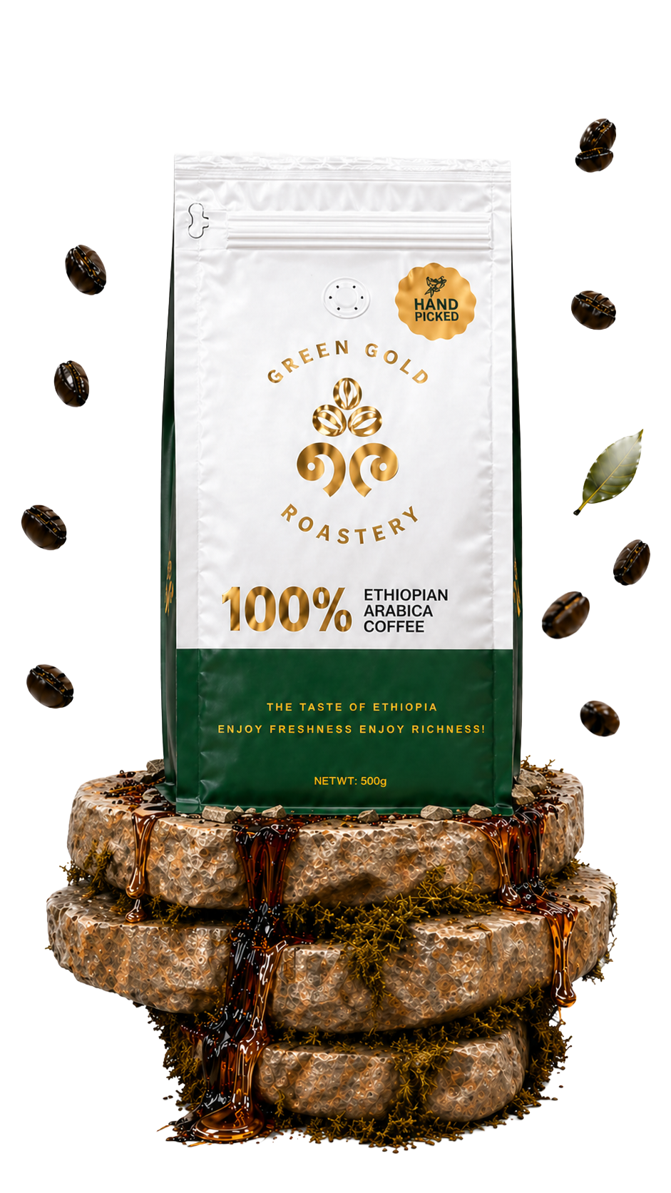 Green Gold coffee package