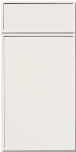 Milton White Modern Shaker