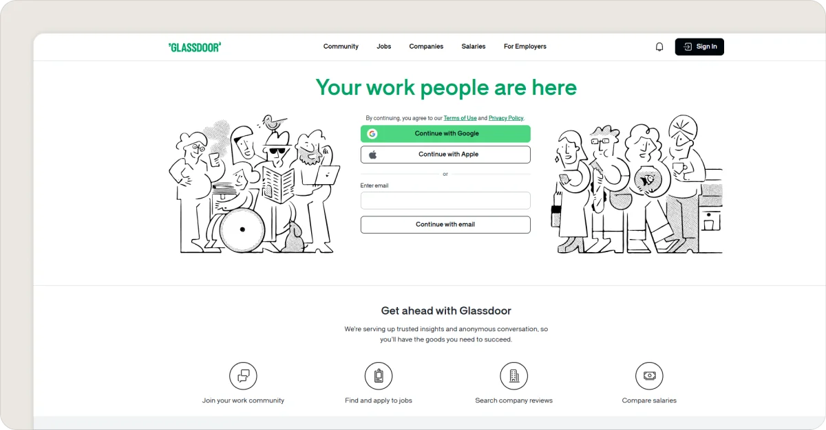 glassoor-homepage