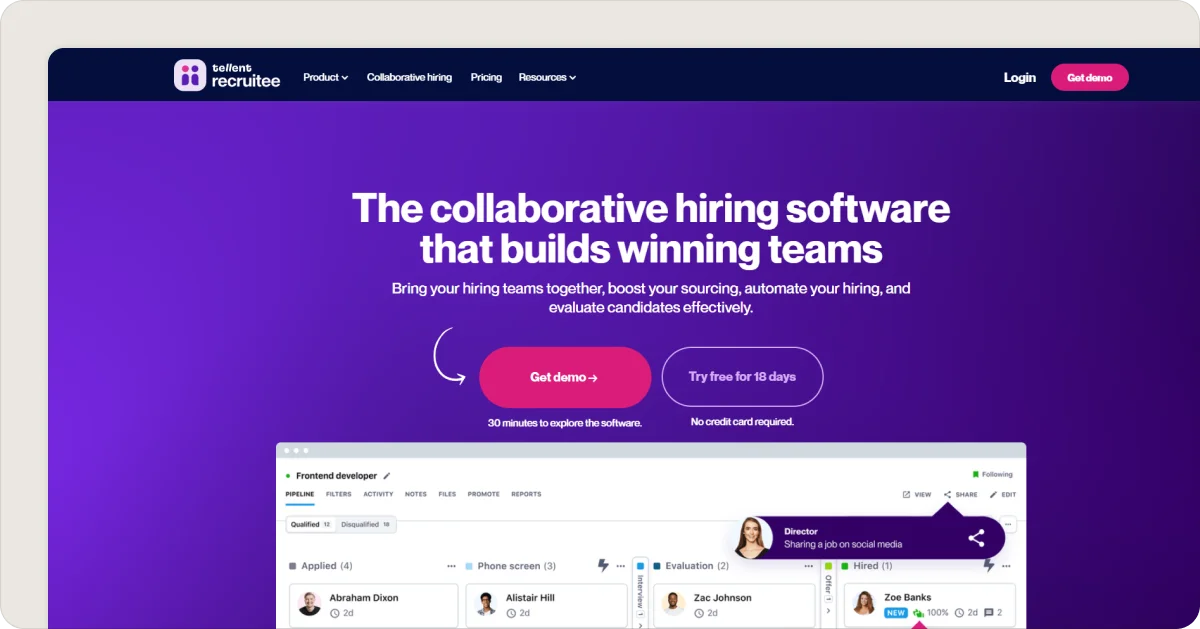 recruitee-homepage