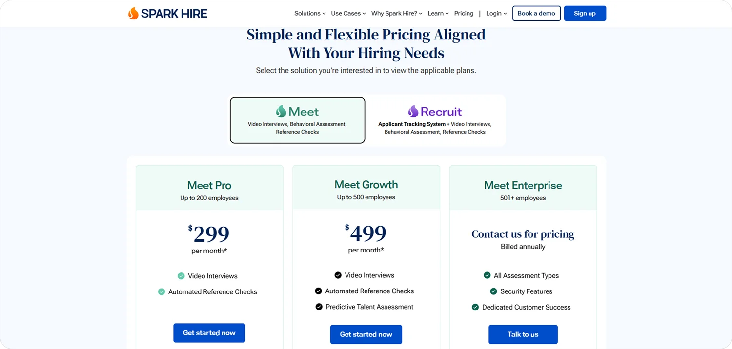 spark-hire-pricing