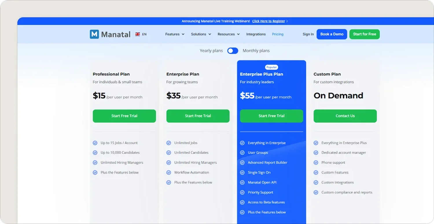 manatal-pricing
