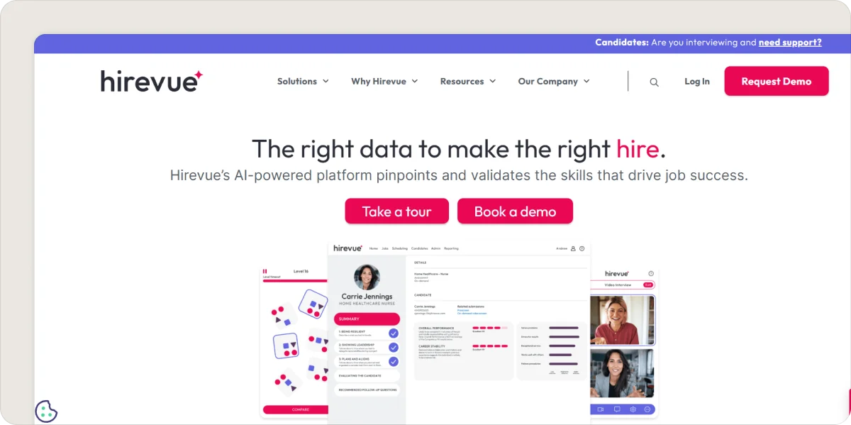 hirevue-homepage