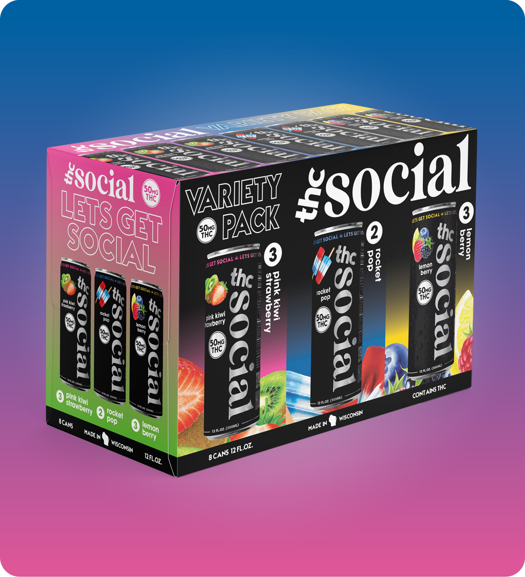 Shop THC Beverages | THC Social Online Store