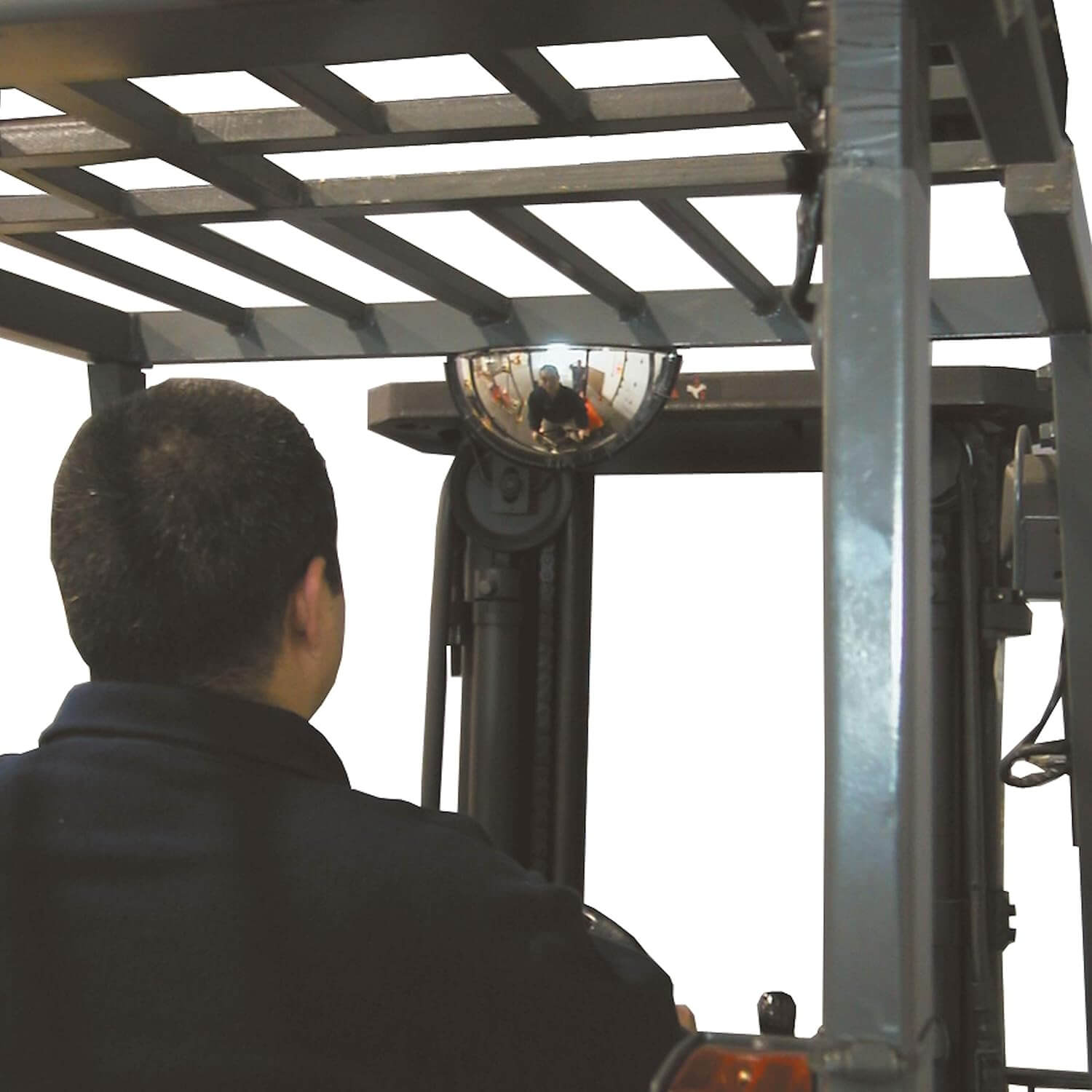 Anti-blind spot dome mirror