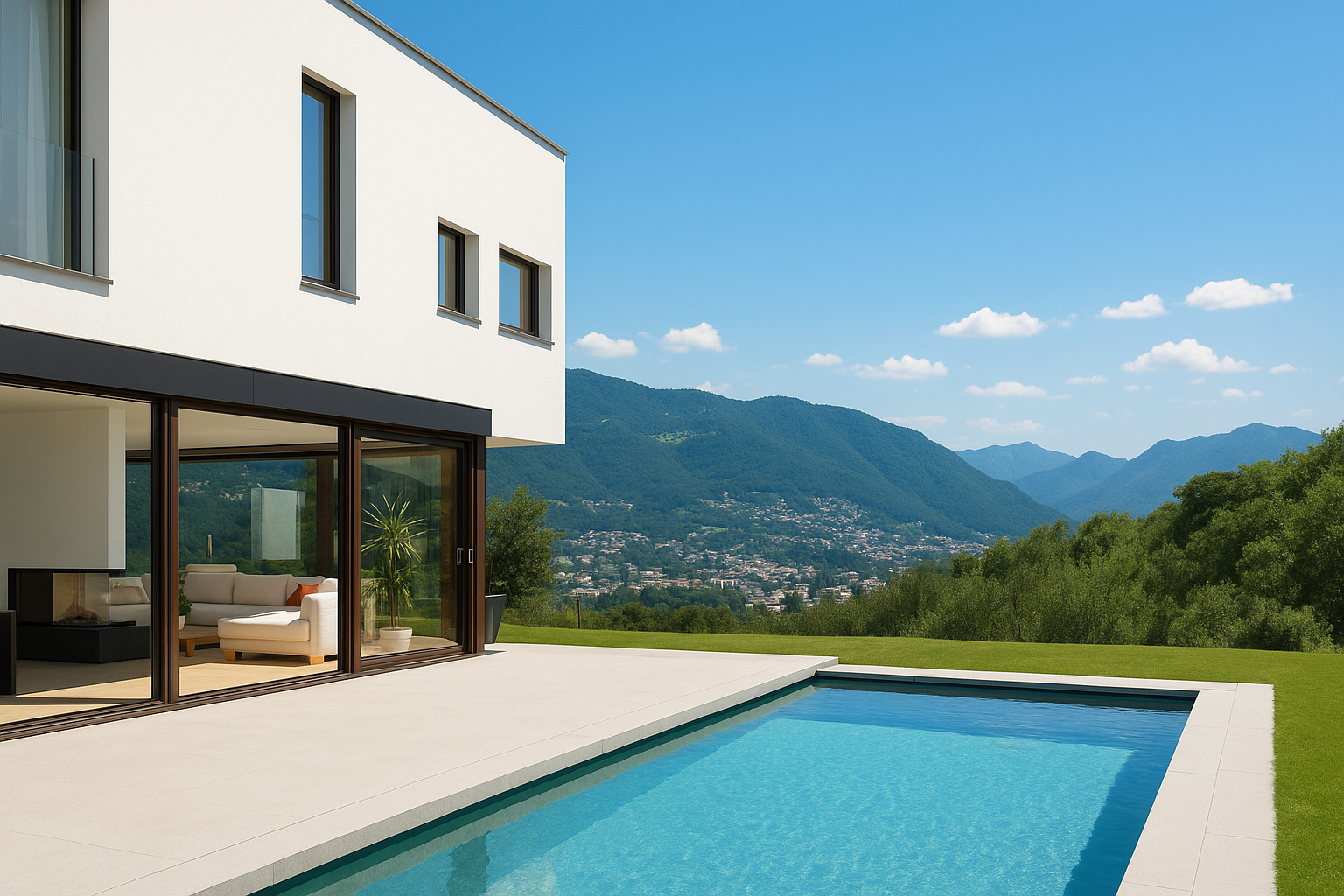 image of a luxury private jet