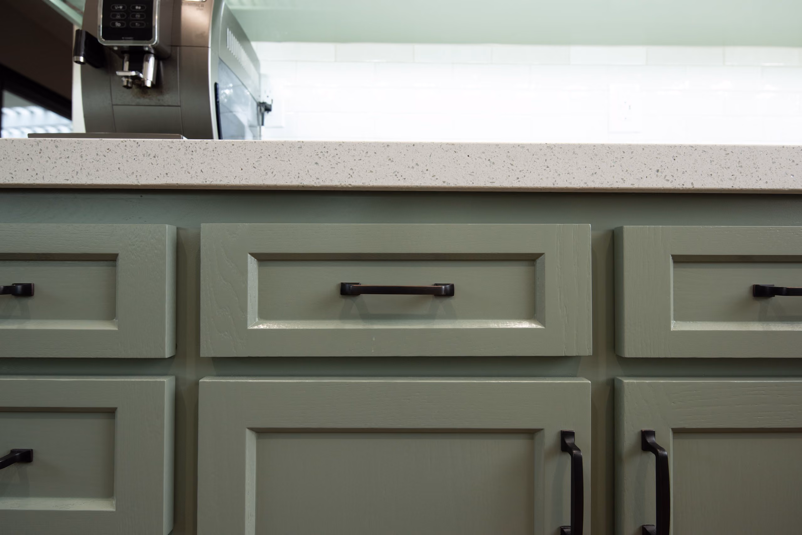 Kitchen remodel in Tracy by kitchen & bath CRATE – cabinets, hardware, countertops
