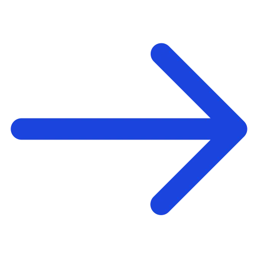 A blue arrow pointing right on a black background.