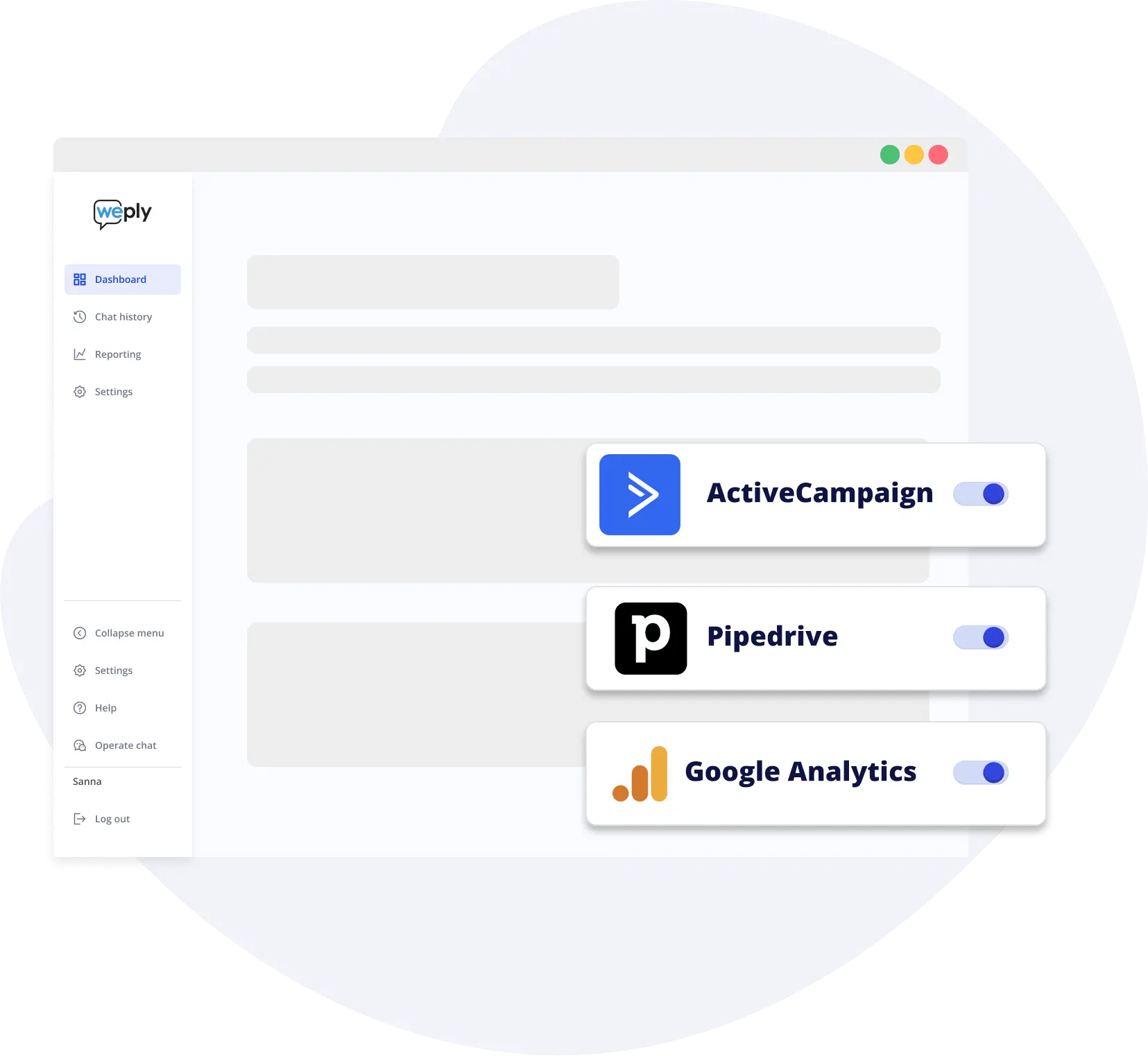 A screenshot of the active campaign page.