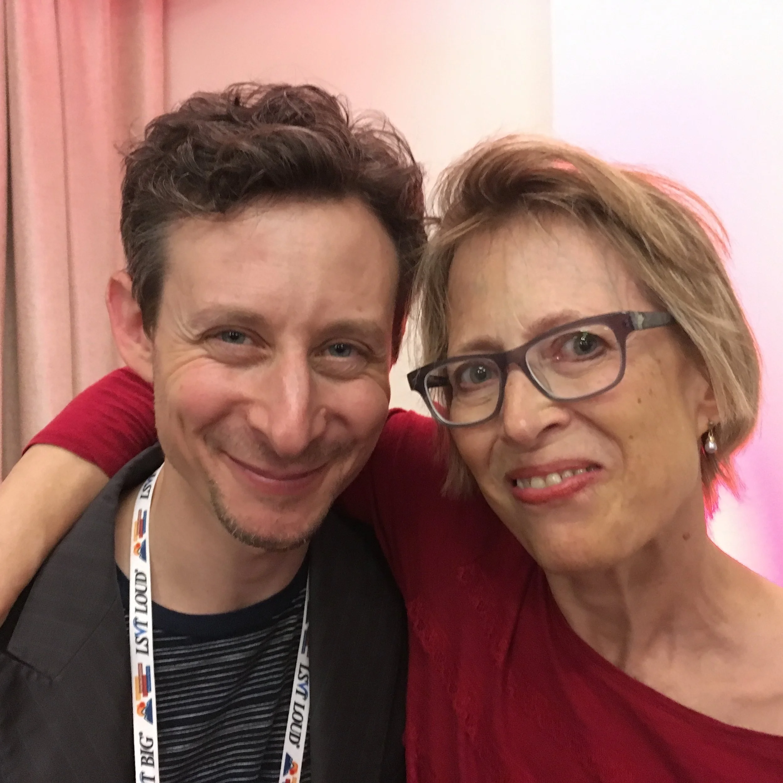 My good friend and collaborator David Leventhal and me after a glass of wine. David was one of three recipients of the 2016 WPC Award for Distinguished Contribution to the Parkinson Community.&nbsp;