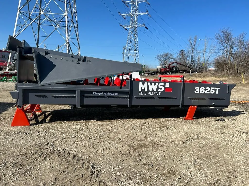 MWS 3625T log washer designed for heavy-duty washing and scrubbing of aggregate material.