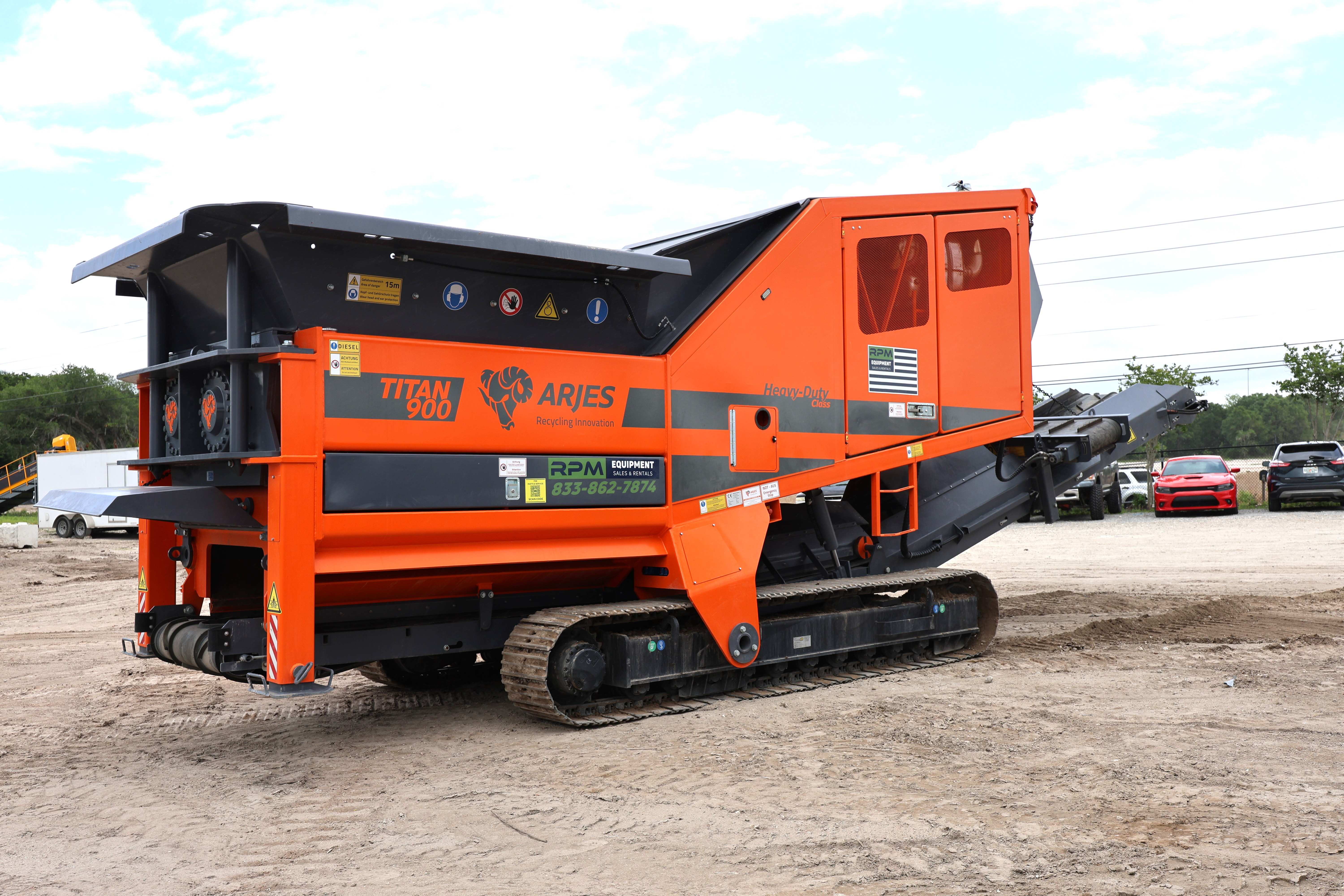 2025 Arjes Titan 900 - Mobile two-shaft shredder for Waste & Reycling #SH388