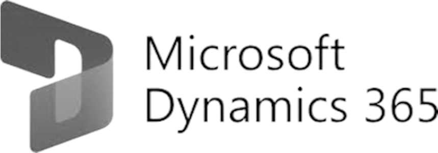 Microsoft Dynamics logo representing business applications for CRM and ERP solutions