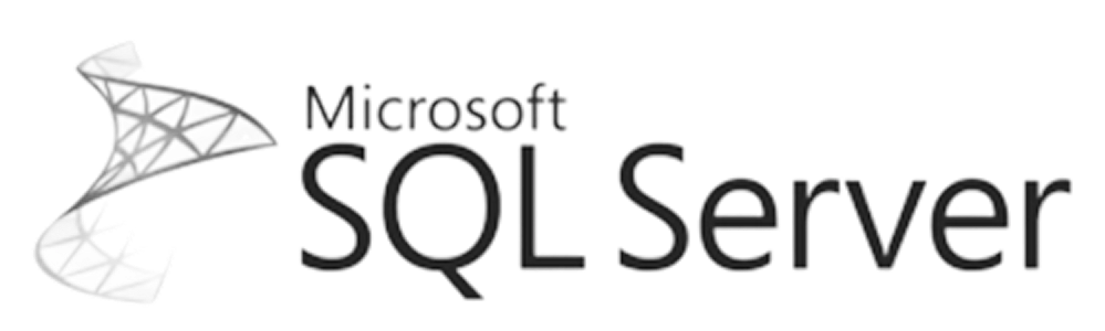 Microsoft SQL Server logo representing relational database management system and data storage solutions