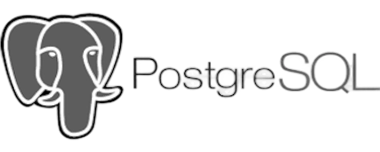 PostgreSQL logo representing open-source relational database management system