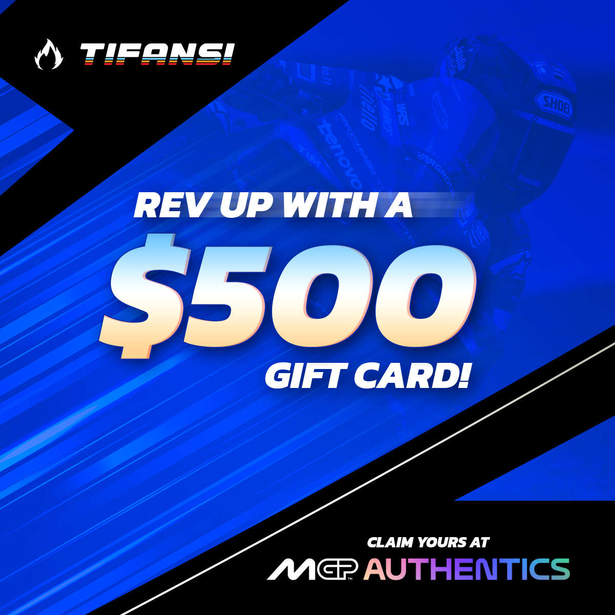 $500 MotoGP™ Authentics Gift Card
