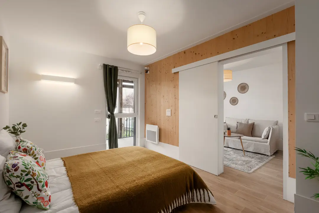 chambre spacieuse adaptée pmr à lys-lez-lannoy