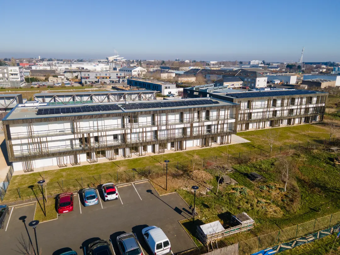 vue aérienne de la résidence mobicap à blois