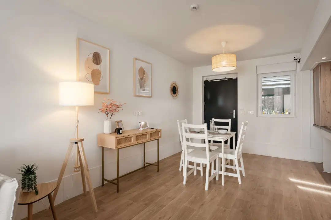 Séjour meublé d'un appartement Mobicap à Boulogne-sur-Mer