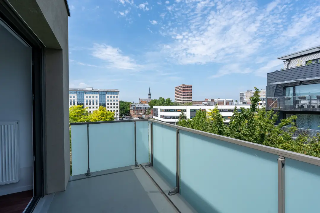 Balcon privatif d'un appartement Mobicap à Arras