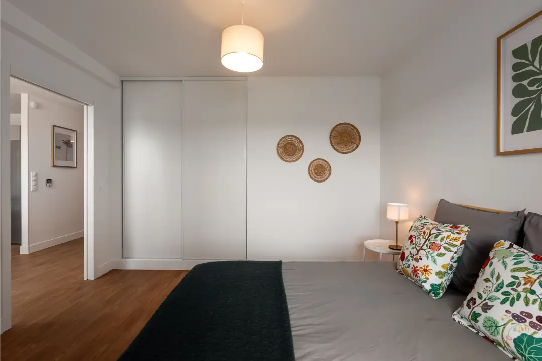 Chambre meublée d'un appartement Mobicap au Havre