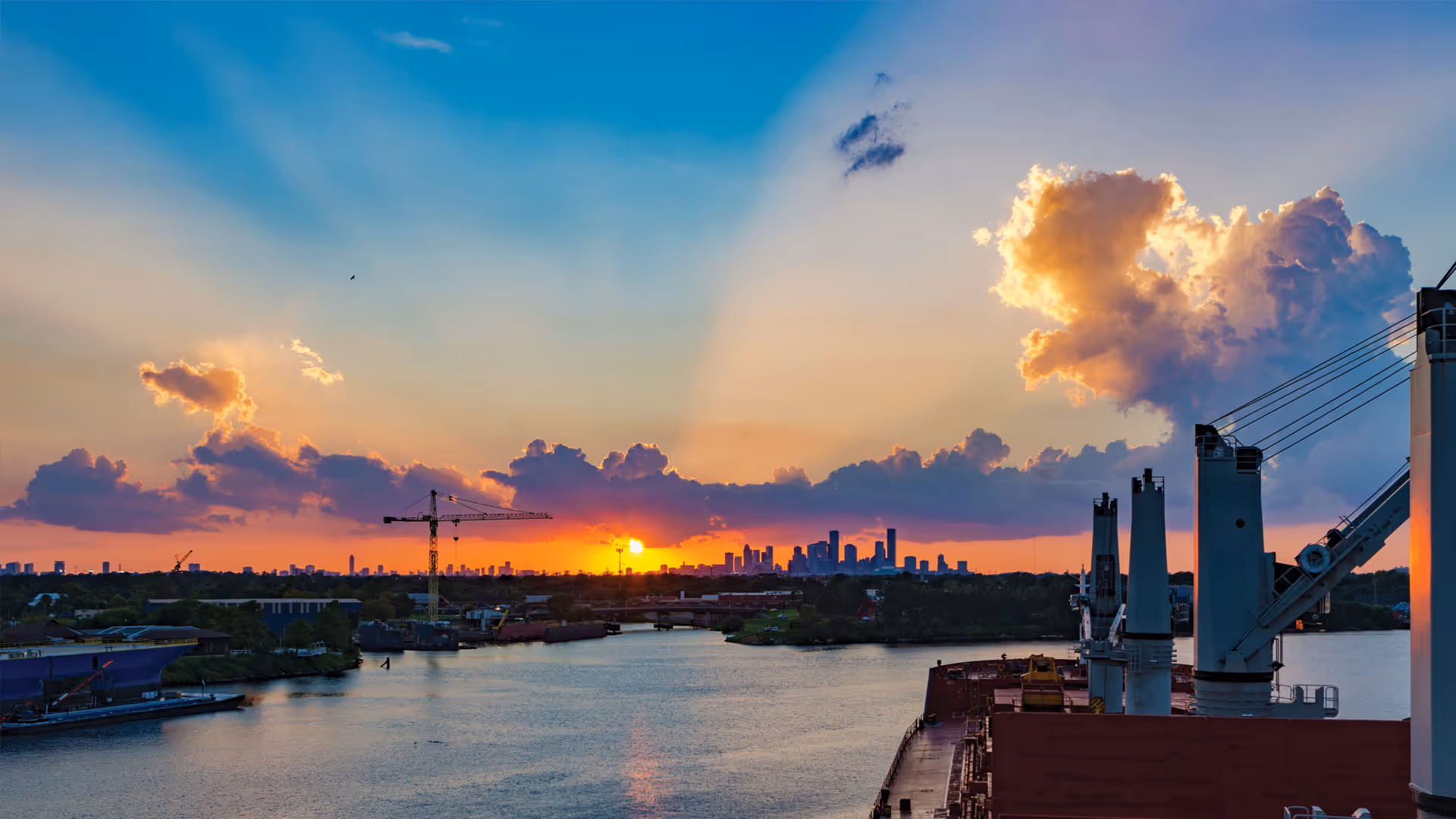 Ships in Singapore Port at anchorage